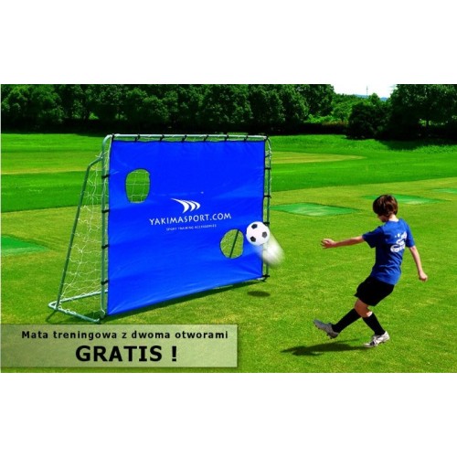 Bramka 215cm x 150cm + mata treningowa